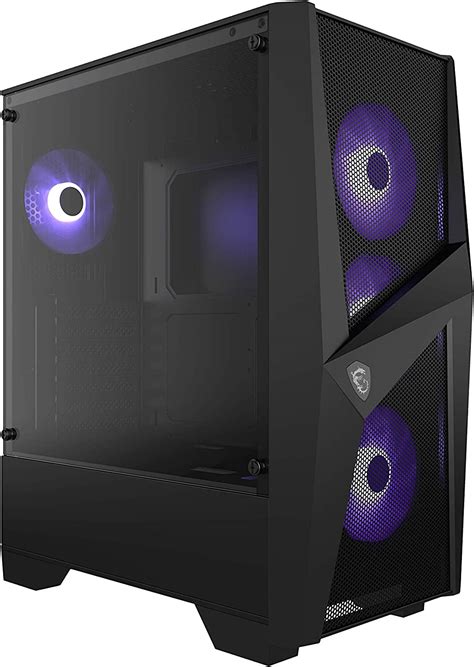 Msi Mag Forge 101m Mid Tower Gaming Computer Case Uk