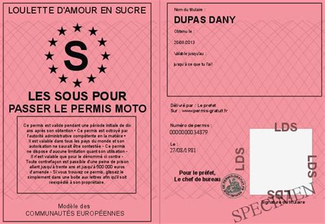 les sous pour passer le permis moto