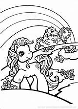 Pony Little Coloring Pages Poney Dessin Coloriage Licorne Et Imprimer Book Sheets Rainbow Party Print sketch template