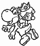 Coloring Mario Pages Halloween Getcolorings sketch template