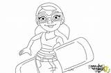 Subway Surfers Tricky Draw Coloring Drawingnow sketch template