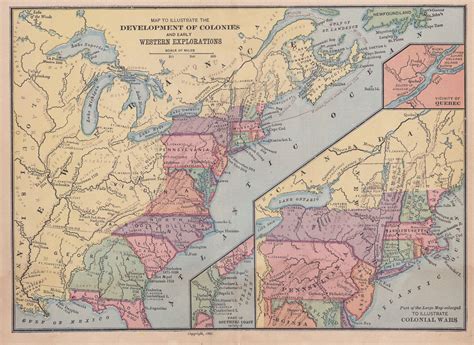 antique image map  early america  stock photo public domain