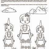 Coloring Creole Ich Education Activity Drummer Belize sketch template