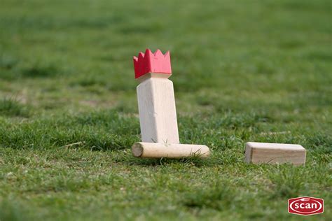 Kubb Is A Traditional Swedish Game That Is Popular To Play During