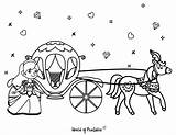 Princess Carriage Worldofprintables sketch template