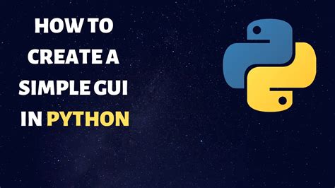 create  gui  python  beginner friendly