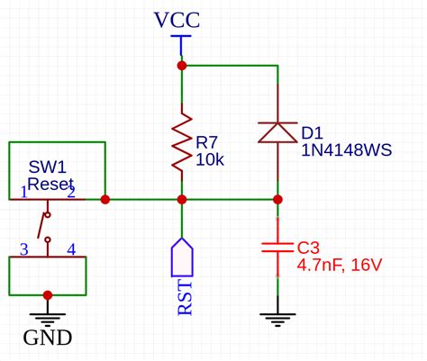 arduino avr reset pin capacitor  chip  enter bootloader  powerup electrical