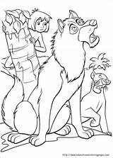 Jungle Book Coloring Pages Colouring Disney Choose Board Printables sketch template