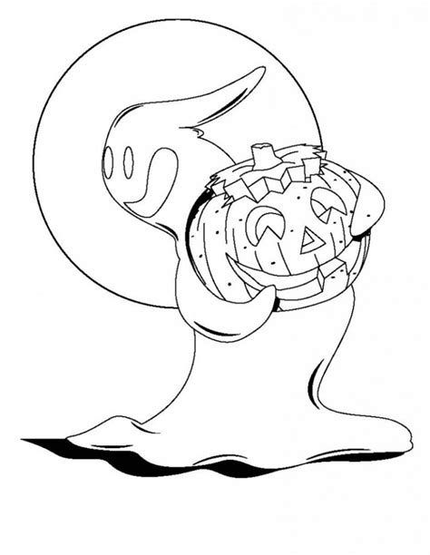 cute ghost coloring pages collection  coloring pages  kids
