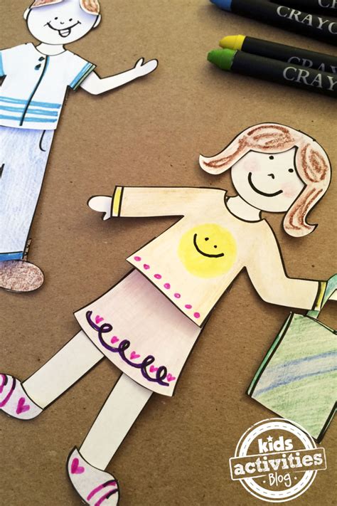paper doll craft  kids