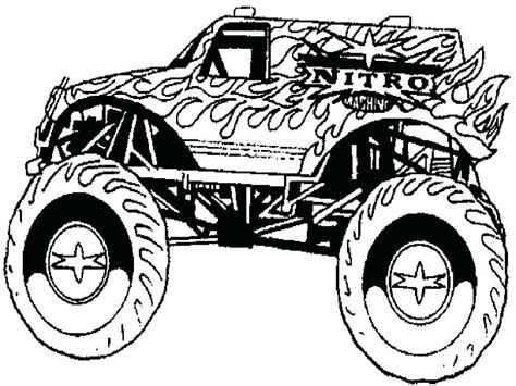max  monster truck coloring pages  getcoloringscom  printable