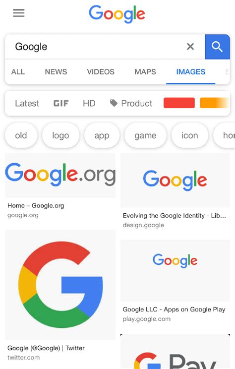 google image search tests bridging mobile design  desktop search results