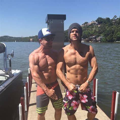 what s better than stephen amell shirtless two guys shirtless and