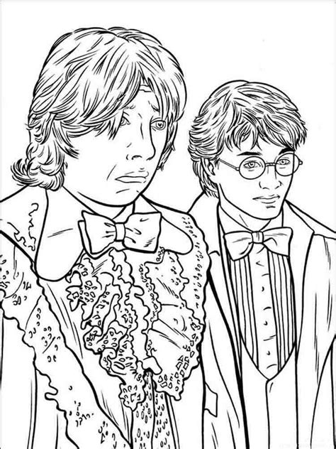 coloring book pages harry potter background coloring