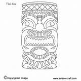 Tiki Justcolorr sketch template