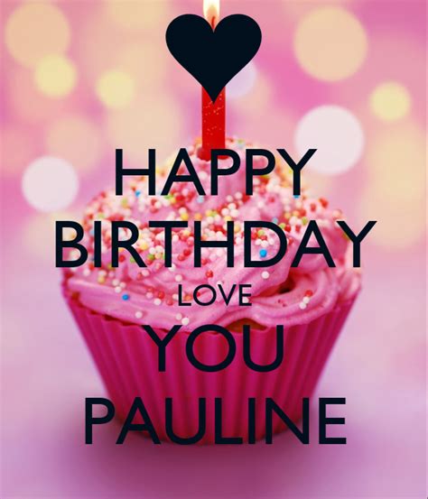 happy birthday love  pauline poster sky  calm  matic
