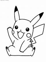 Pikachu Colorear Contornos Picachu Aprende Fáciles Imprímelos sketch template