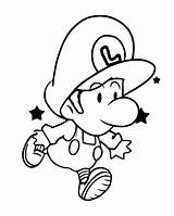 Luigi Coloring Baby Pages Mario Bowser Peach Yoshi Printable Monkey Print Learn Color Spider Getcolorings Super Drawing Getdrawings Jump Clipartmag sketch template