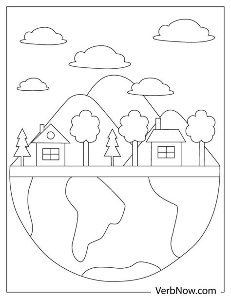 earth coloring pages book   printable  verbnow
