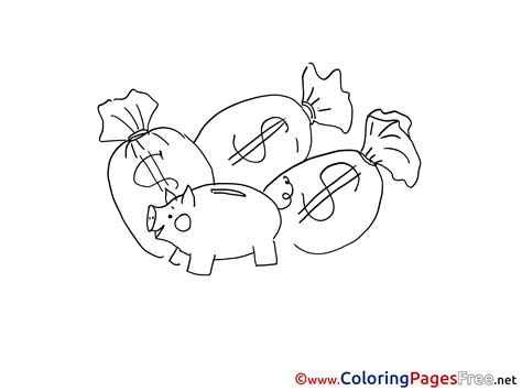 savings coloring pages