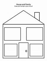 House Family Worksheet Preschool Cut Theme Print Worksheets Pre Eslkidstuff Activities Colouring Glue Objects People Drawing Part Gif Find Color sketch template