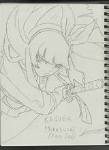 Mikazuchi Kagura sketch template