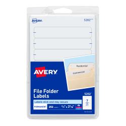 avery  print  write file folder labels office depot