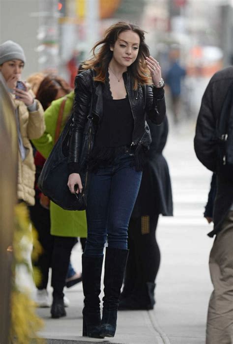 Elizabeth Gillies Out In New York City March 2014