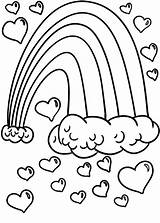 Regenbogen Malvorlage Arcobaleno Colorare Herzen Malvorlagen Coeurs Nuages Disegni Coloring Ausdrucken Ausmalbild Bambini Ausmalen Herz Bastelvorlage Arcoiris Kleurplaat Regenboog Unicorno sketch template