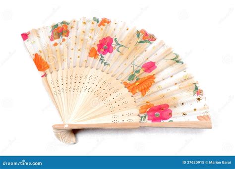 japanese folding fan stock image image  crafts hand