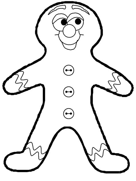 gingerbread man printable template    instructions
