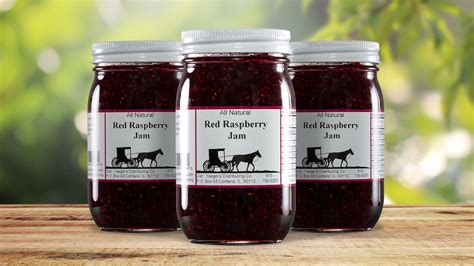 red raspberry jam windy acres farm