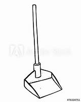 Dustpan Drawing Clipartmag Paintingvalley sketch template