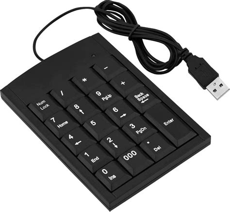 usb numeric keypad portable mini numeric keypad  keys usb number pad
