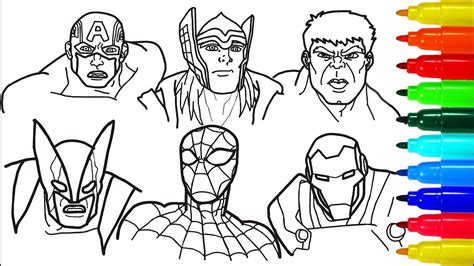 ideas  coloring hulk spiderman coloring pages
