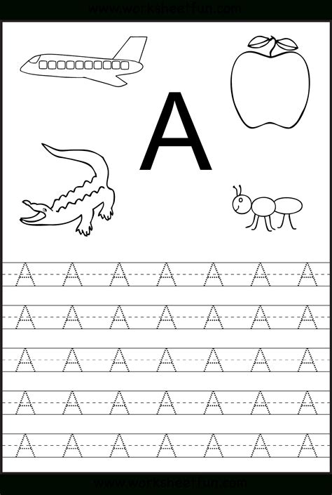 tracing letters kindergarten sheets tracinglettersworksheetscom