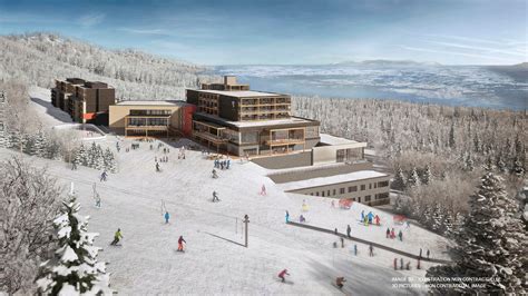 club med  open  inclusive resort  quebec ski area  winter