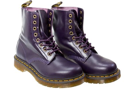 dr martens pascal womens potent purple buttero leather ankle boots ebay