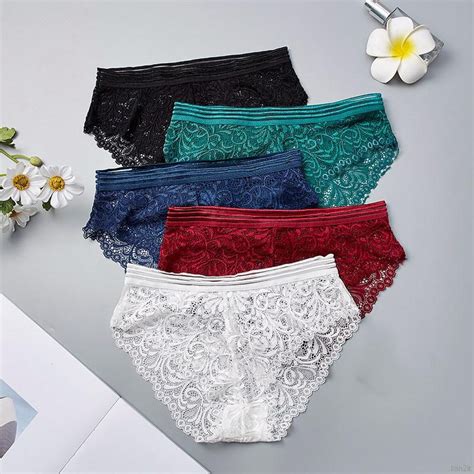 women lingerie tempting pretty briefs mid waist cute floral panties