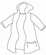 Raincoat Coats Used Regen sketch template