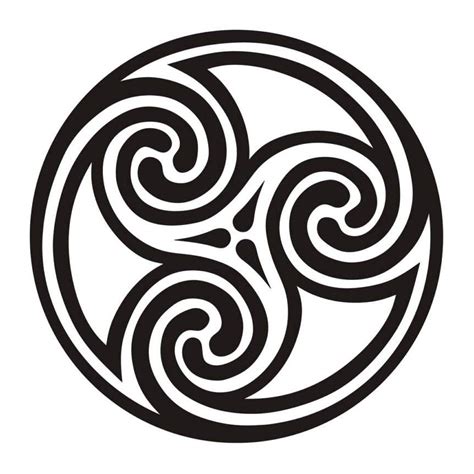 celtic triple spiral symbol
