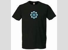 T shirt MARVEL TONY STARK IRON MAN Arc Reactor!!