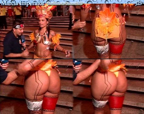 Naked Márcia Imperator In Carnaval Brazil