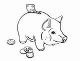 Coloring Banks Designlooter Piggy Coloringcafe Bank Printable Pdf sketch template