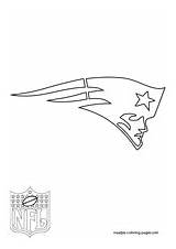 Patriots Pages Coloring England Logo Sketch Nfl Printable Stencil Paintingvalley sketch template