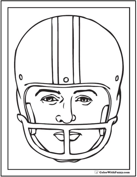 football coloring pages customize  print