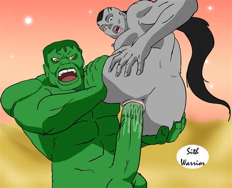 Rule 34 Caiera Female Green Skin Grey Skin Huge Muscles Hulk Hulk