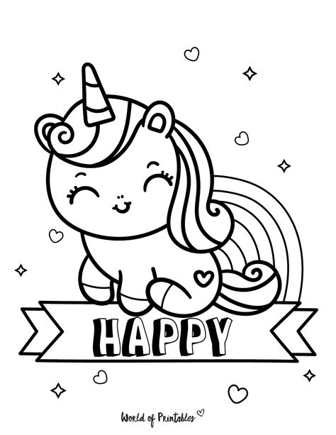 printable coloring pages  cute unicorns latest hd coloring pages
