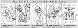 Misterios Dolorosos Catequesis Huerto Sacramentos Relialbaluis sketch template