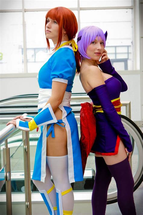 ayane and kasumi by kittycricri on deviantart video game cosplay happy